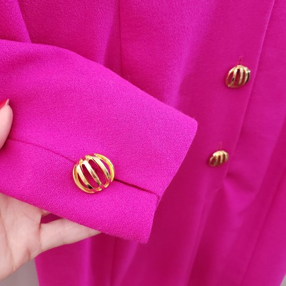 Vintage Pink Midi Dress - Picture 9 of 9